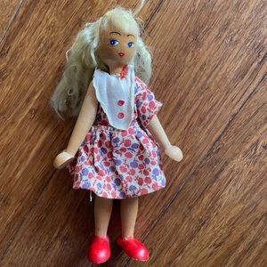 1970s wooden doll